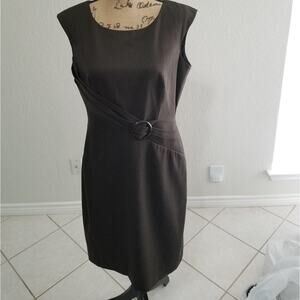 ALEX Marie dark green polyester size 10 fully lined in‎ great condition